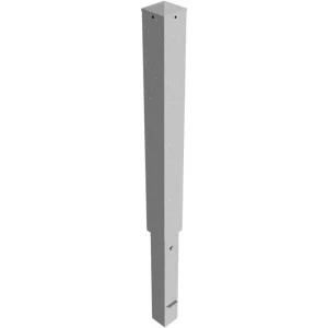 Schake - Absperrpfosten Stahlrohr 100 x 100 x 3 mm herausnehmbar mit Dreikantverschluss