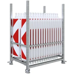 Schake - SET mit 30 Baken auf Lager- und Transportpalette