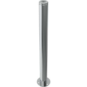 Schake - Edelstahlpfosten Ø 76 mm mit Ziernut