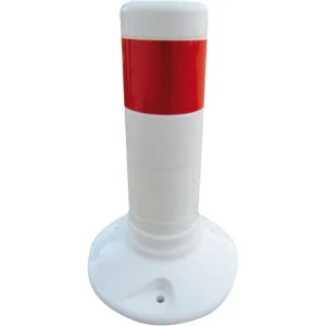 Schake - Flexipfosten weiß / rot Ø 80 mm