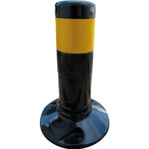 Schake - Flexipfosten schwarz / gelb Ø 80 mm