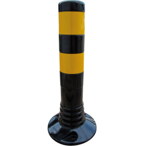 Schake - Flexipfosten schwarz / gelb Ø 80 mm