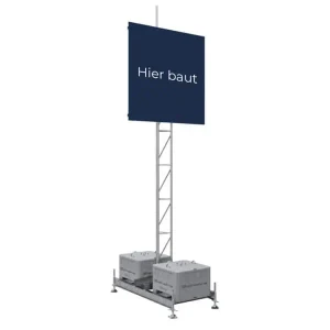 Schake - Werbemast 2,00 x 2,00 m