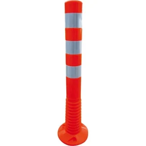 Schake - Flexipfosten rot / weiß Ø 80 mm