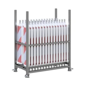 Schake - SET mit 30 Baken auf Lager- und Transportpalette