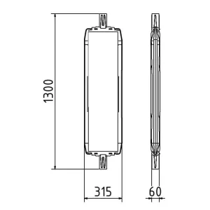Schake - Kunststoffbake Typ 60W