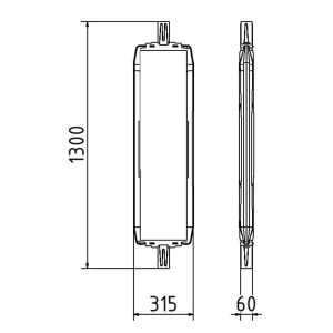 Schake - Kunststoffbake Typ 60W
