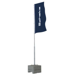 Schake - Fahnenmast SET aus Stahl