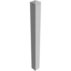 Schake - Absperrpfosten Stahlrohr 100 x 100 x 3 mm ortsfest zum Einbetonieren