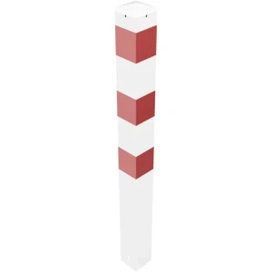 Schake - Absperrpfosten Stahlrohr 100 x 100 x 3 mm ortsfest zum Einbetonieren
