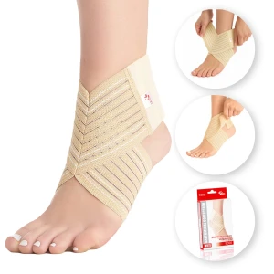 Orteza na kostkę dla dzieci MEK | cielisty stabilizator medyczny po urazie XS