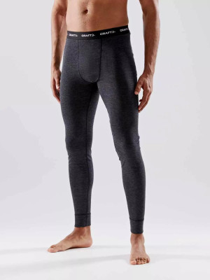 Craft Core Wool Merino Thermobroek heren Zwart XL Zwart male