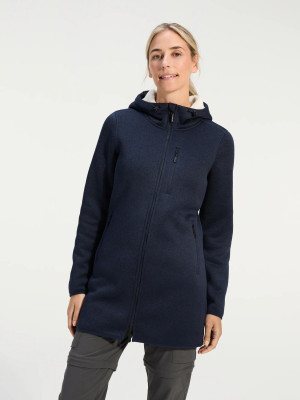 ANWB Yanis Gevoerd fleecevest dames Human Nature Blauw S Blauw female