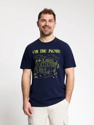 ANWB Thrall T-shirt heren Human Nature Blauw M Blauw
