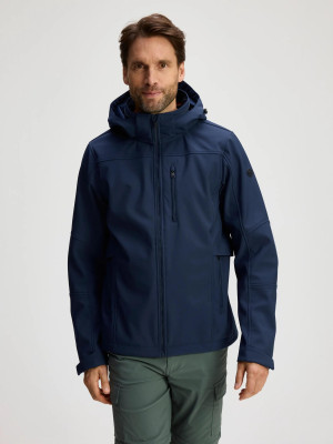 ANWB Kerry Softshelljas heren Human Nature Blauw L Blauw male