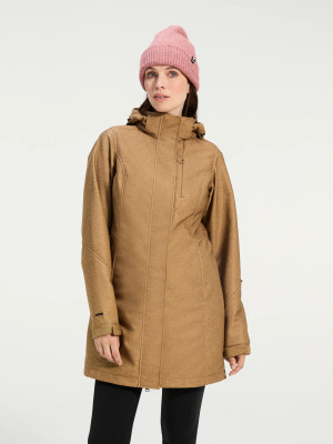 ANWB Toulouse Softshellparka dames Human Nature Bruin 4XL Bruin female