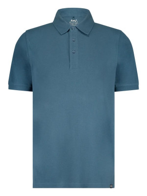 ANWB Fald Polo heren Human Nature Blauw M Blauw male