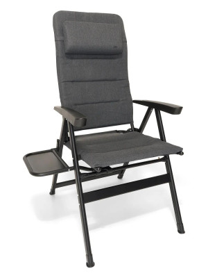 ANWB Verona Campingstoel met zijtafel Human Nature Grijs Grijs unisex
