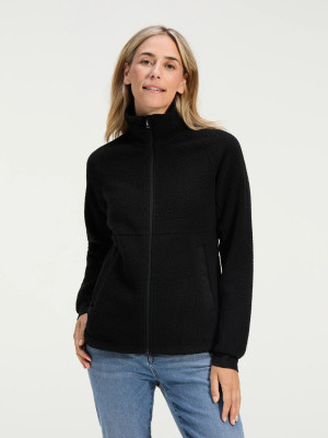 ANWB Nibbia Fleecevest dames Human Nature Zwart L Zwart female