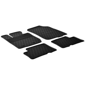 Gledring Dacia Duster 2010-2015 Rubbermatten Zwart Zwart unisex