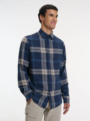 ANWB Oller Overhemd heren Human Nature Blauw L Blauw male