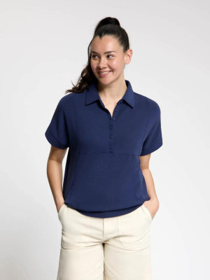ANWB Fez Polo dames Human Nature Blauw M Blauw female