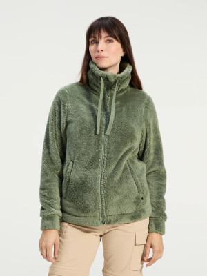 ANWB Miran Fleecevest dames Human Nature Groen 4XL Groen female