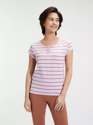 ANWB Orsara T-shirt dames Human Nature Paars XXXL Paars female
