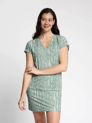ANWB Tetovo Travelshirt print dames Human Nature Groen M Groen female