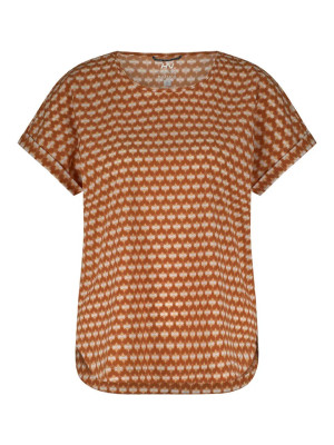 ANWB Tuman Travel T-shirt dames Human Nature Bruin XXXL Bruin female