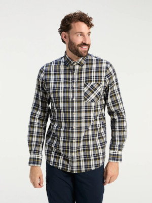 ANWB Voldum Overhemd heren Human Nature Blauw XXXL Blauw male