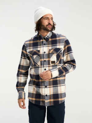 ANWB Ottep Overhemd heren Human Nature Blauw M Blauw male