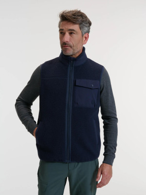 ANWB Alvik Fleecebodywarmer heren Human Nature Blauw XXXL Blauw male