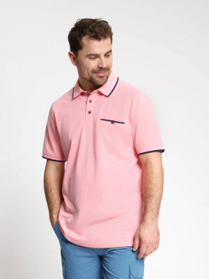ANWB Randa Polo heren Human Nature Roze XXL Roze male