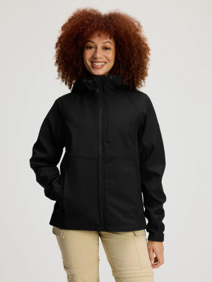 ANWB Quites Softshelljas dames Human Nature Zwart S Zwart female