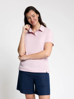 ANWB Gonnie Polo dames Human Nature Paars M Paars female