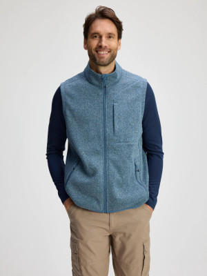 ANWB Rye Fleecebodywarmer heren Human Nature Blauw 3XL Blauw male