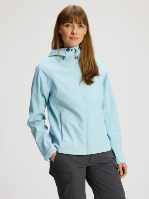 ANWB Quites Softshelljas dames Human Nature Blauw S Blauw female