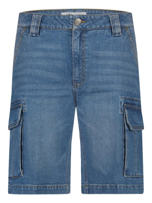 ANWB Rutgar Denim short heren Human Nature Blauw L Blauw male