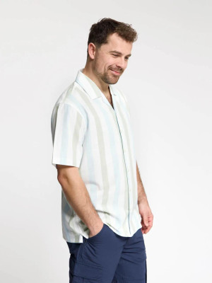 ANWB Seabrook Overhemd heren Human Nature Blauw XXL Blauw male