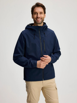 ANWB Careso Softshelljas heren Human Nature Blauw XL Blauw male