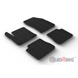 Gledring Peugeot e-2008 II 2020- & Citroën e-C4 III 2020 Rubbermatten Zwart Zwart unisex