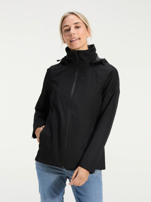 ANWB Merloi 2.5 layer jas dames Human Nature Zwart XL Zwart female