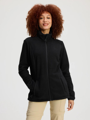 ANWB Moura Fleecevest dames Human Nature Zwart S Zwart female
