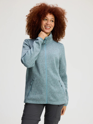 ANWB Holga Fleecevest dames Human Nature Blauw L Blauw female