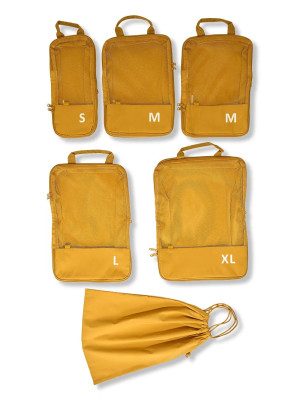 ANWB Compressie inpakset 6 stuks Geel Geel unisex