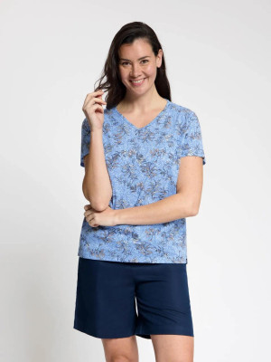 ANWB Cinca T-shirt dames Human Nature Blauw M Blauw female