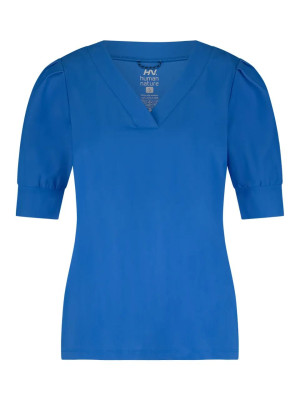 ANWB Trikala Travelshirt dames Human Nature Blauw M Blauw female