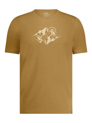 ANWB Findon T-shirt heren Human Nature Bruin M Bruin male