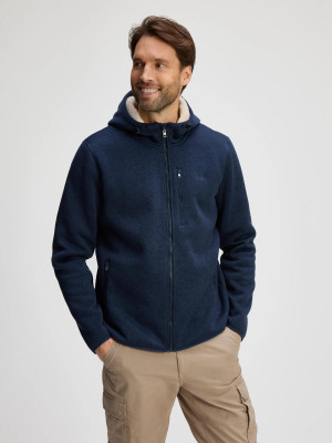 ANWB Yatton Gevoerd fleecevest heren Human Nature Blauw S Blauw male